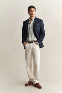 Classic Popeline-Hemd mit Streifen