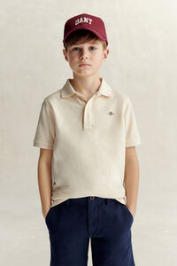 Teens Shield Piqu&eacute; Poloshirt