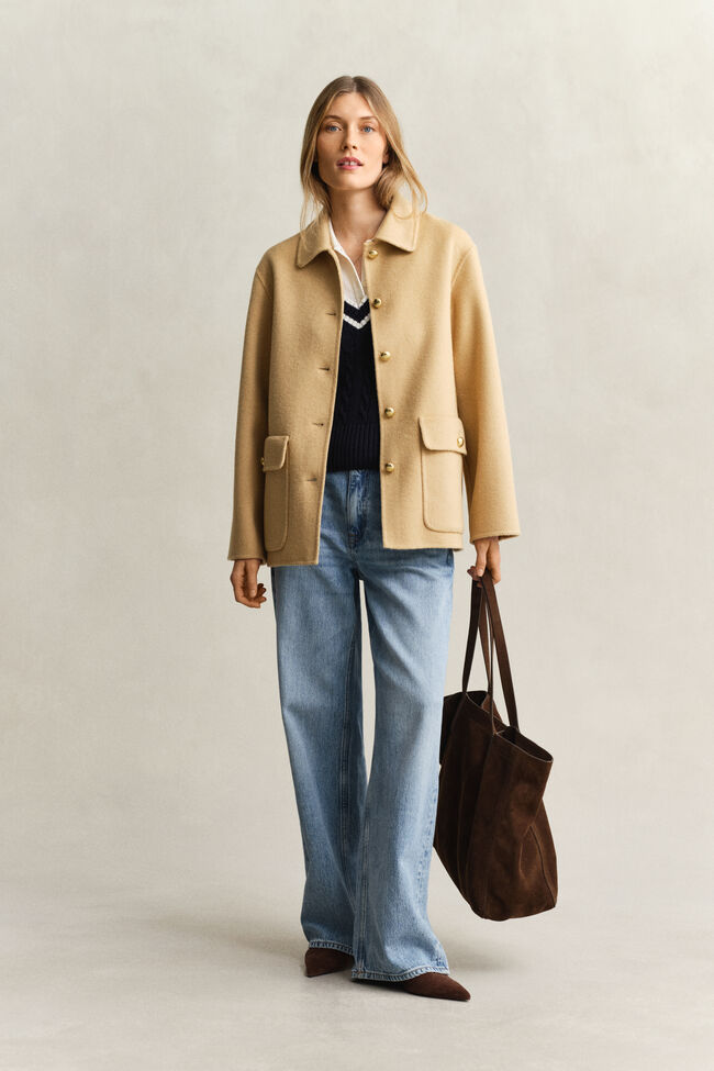 Handgen&auml;hte Jacke