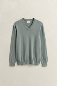 Klassischer V-Neck Pullover aus Baumwolle