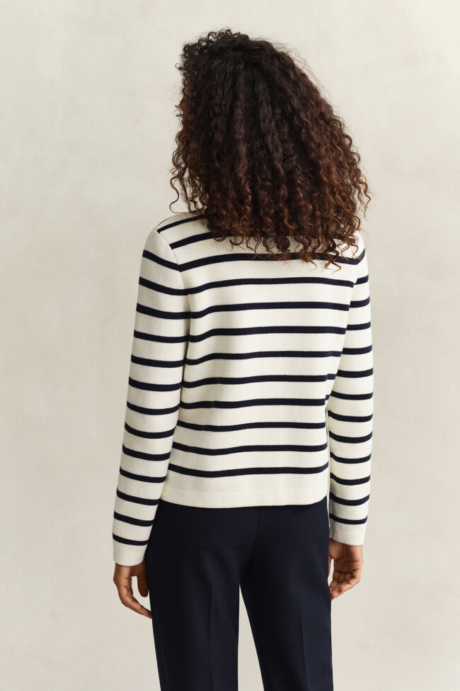 Gestrickte Jacke aus Baumwolle