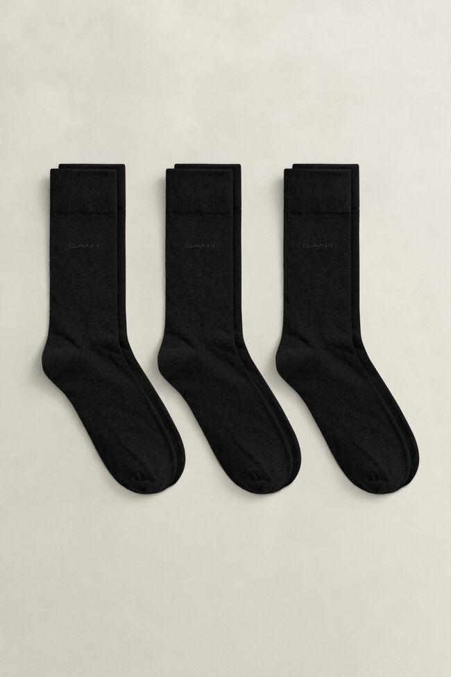 3er-Pack Weiche Baumwollsocken