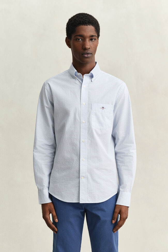 Gingham Classic Popeline Hemd