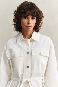 Jeansjacke zum Binden