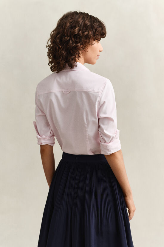 Stretch Oxford-Bluse