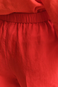 Shorts aus Leinenmix