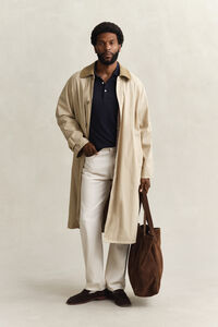 Langarm-Poloshirt aus Pima-Baumwolle