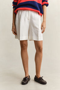 Formelle Shorts aus Leinenmix