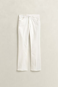 Stretch Jeans mit ausgestelltem Bein