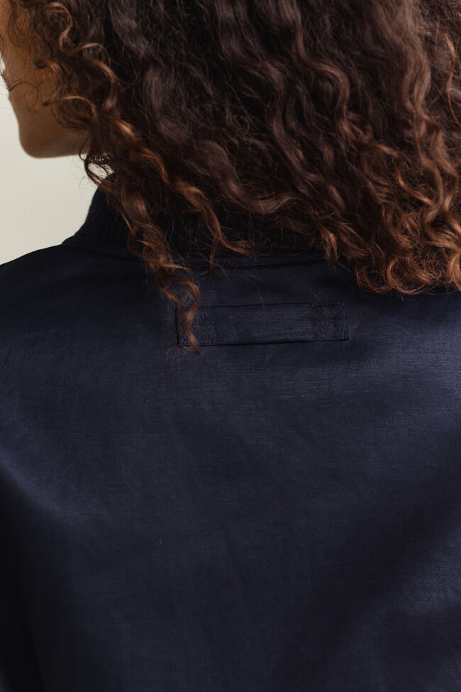 Varsity Jacke aus Satin