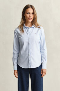 Stretch Oxford-Bluse