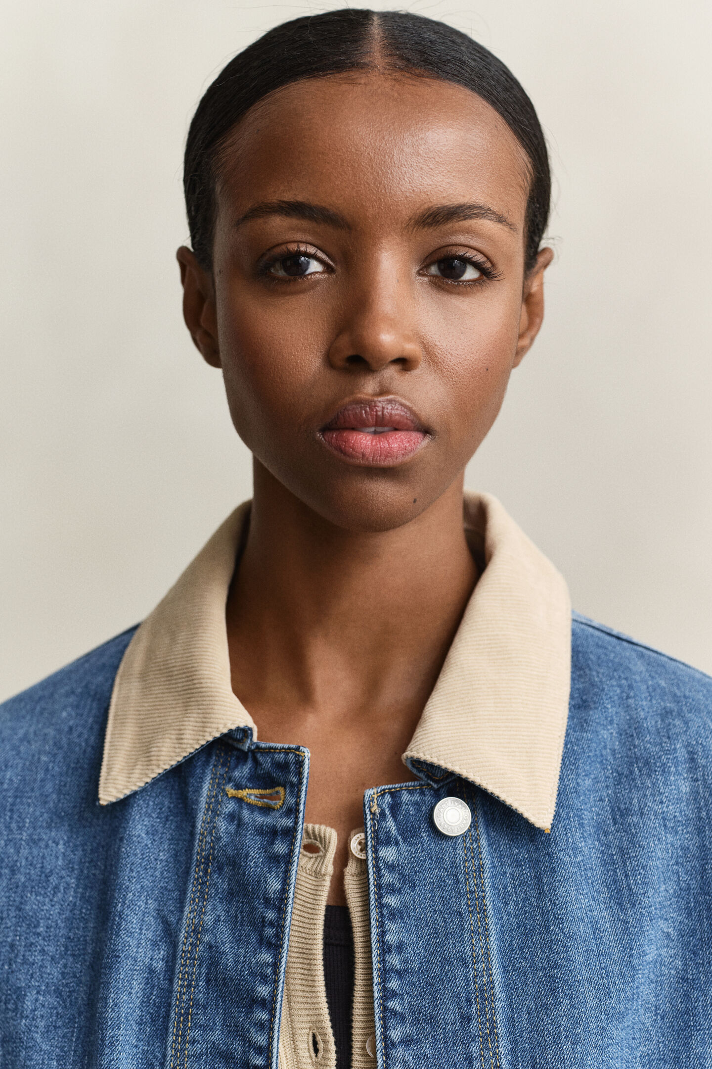 Decker-Jacke aus Jeans