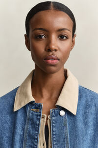 Decker-Jacke aus Jeans