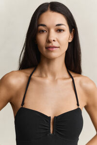 Badeanzug in Crinkle-Optik