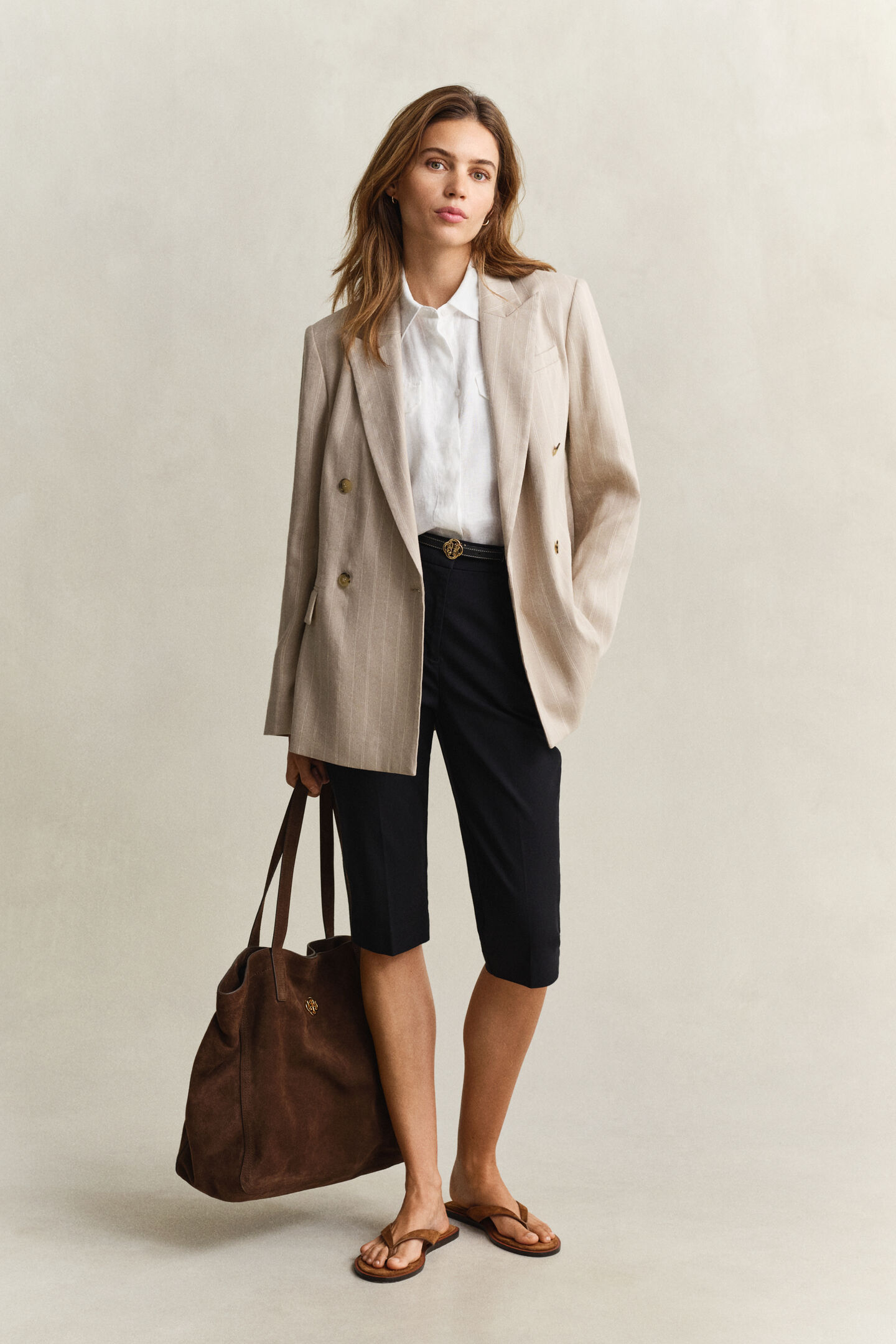 &Auml;rmellose Streifenbluse