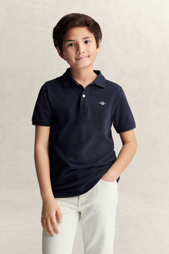 Teens Shield Piqu&eacute; Poloshirt