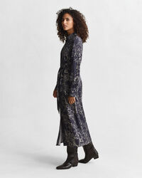 Hemdblusenkleid mit Blumen-Print