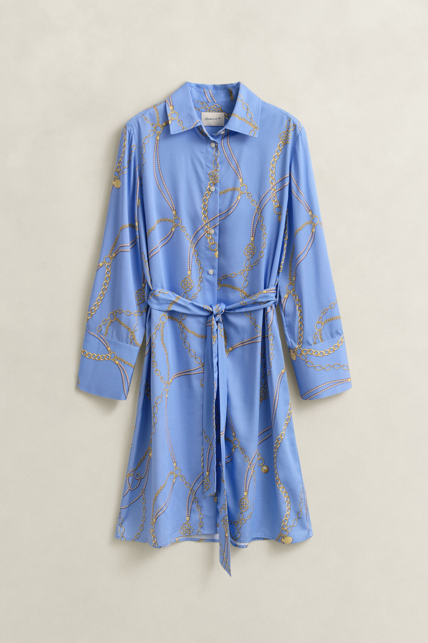 Hemdblusenkleid mit G&uuml;rtel