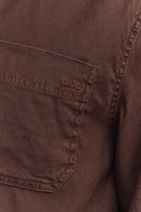 Hemdjacke aus Leinenmischung