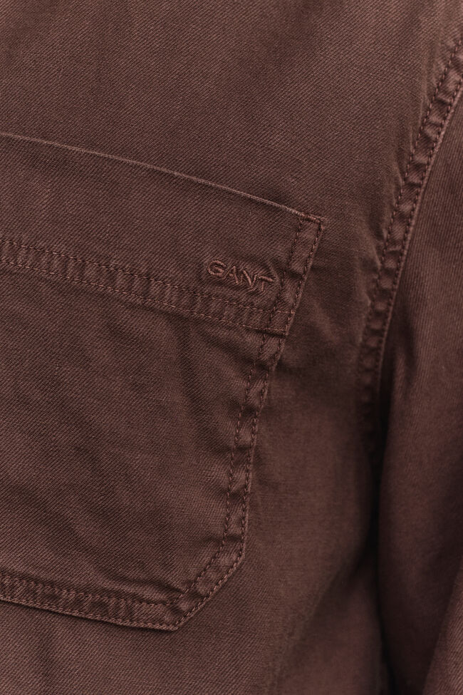 Hemdjacke aus Leinenmischung