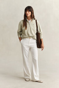 Shield Sweatshirt mit Rei&szlig;verschlusskragen