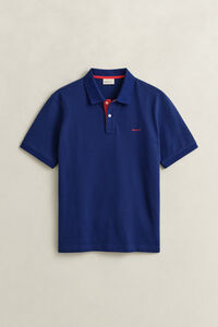 Kontrast Piqu&eacute; Poloshirt