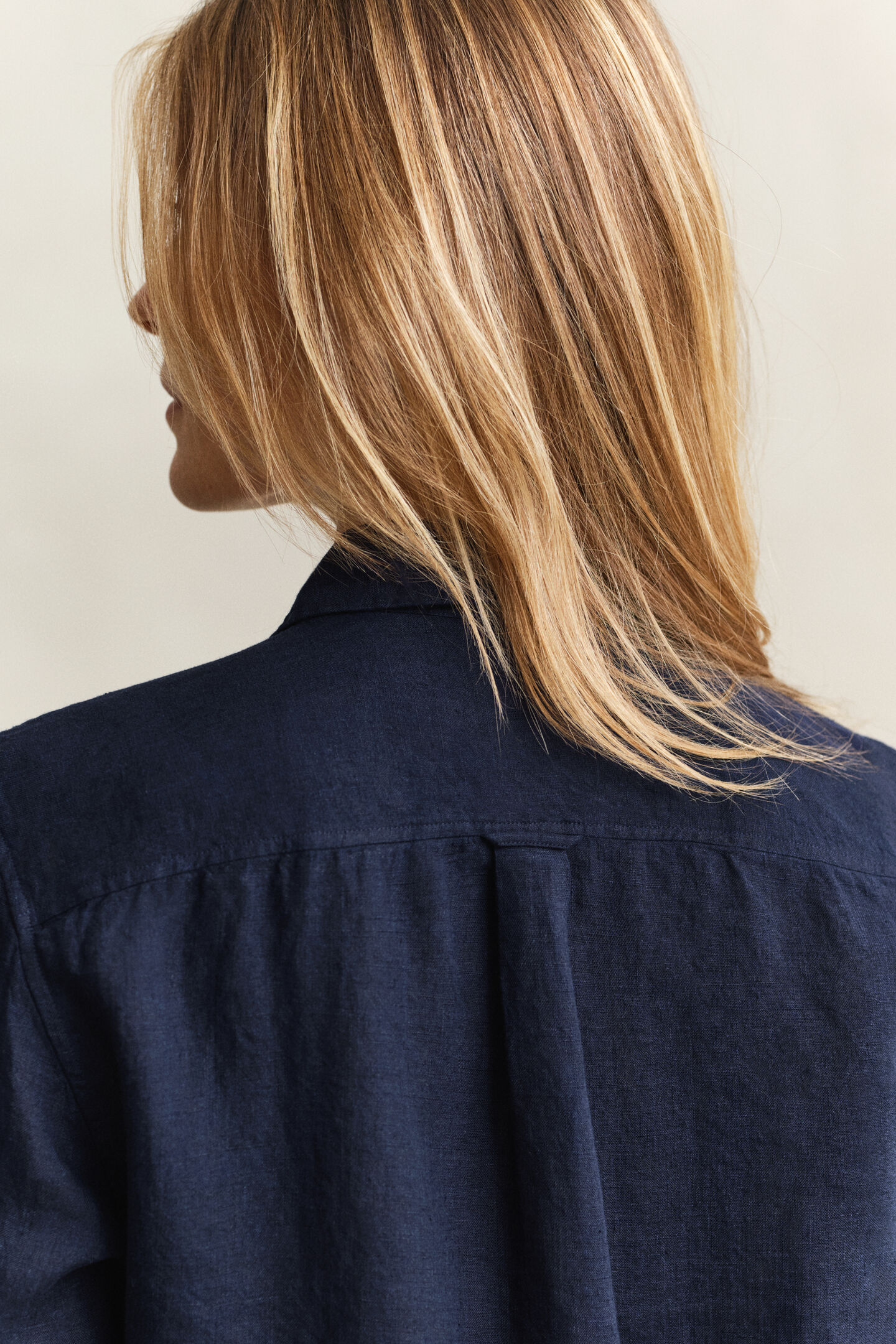 Regular Fit Leinen Bluse