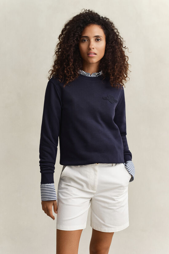 Tonal Shield Rundhals-Sweatshirt