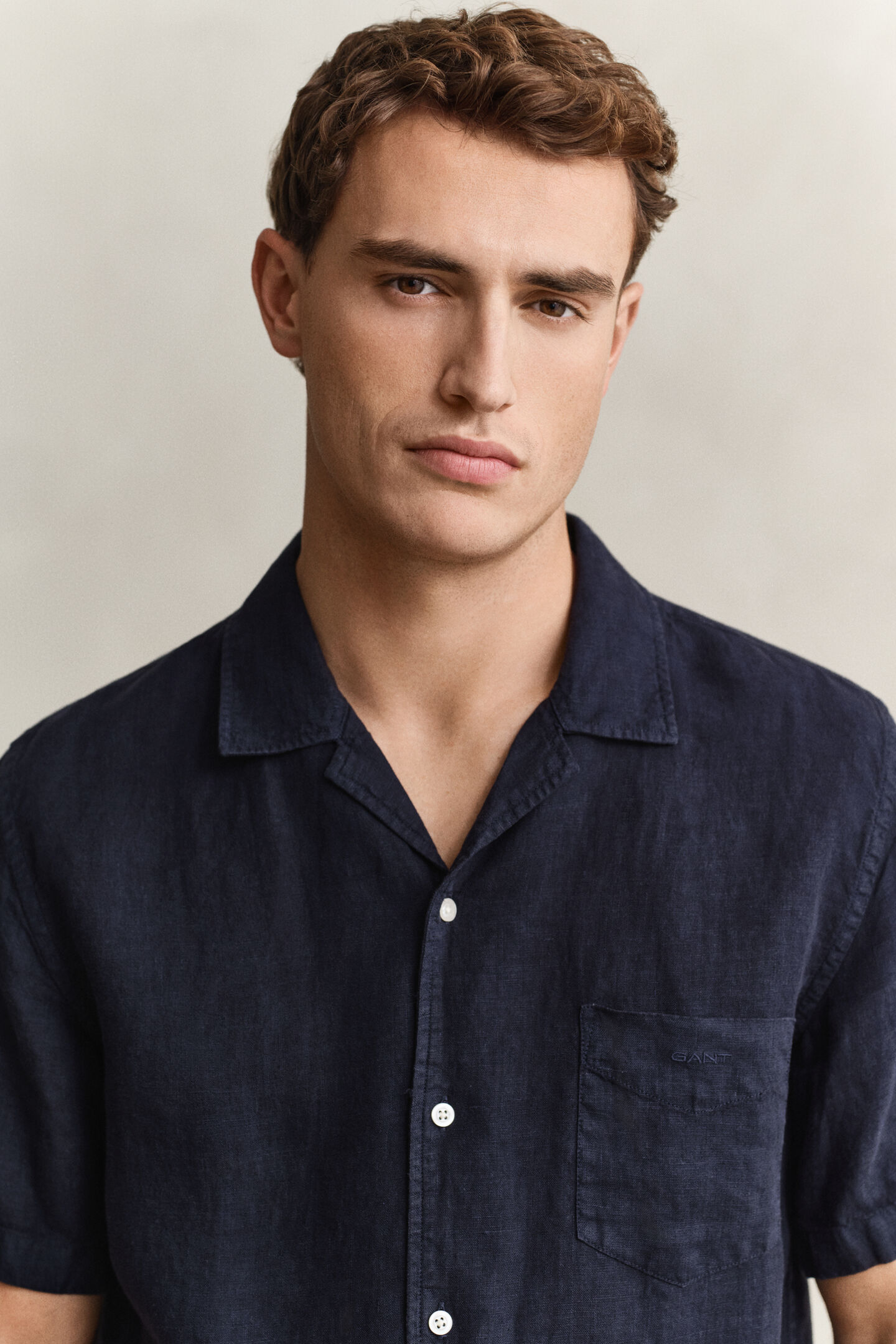 Kurzarmhemd aus Leinen