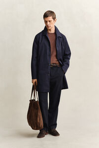 Kurzmantel aus Baumwollmischung