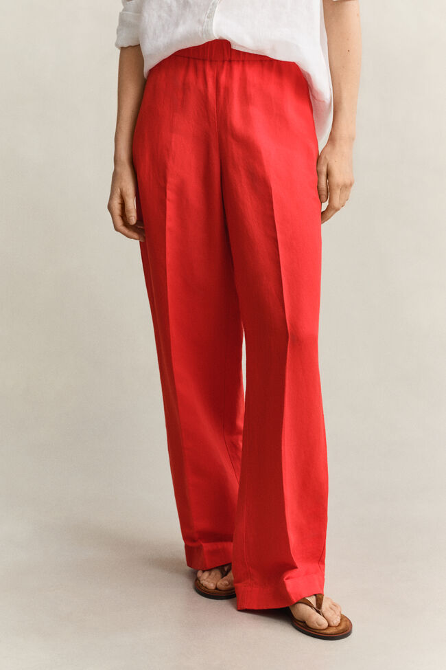 Hose aus Leinenmix