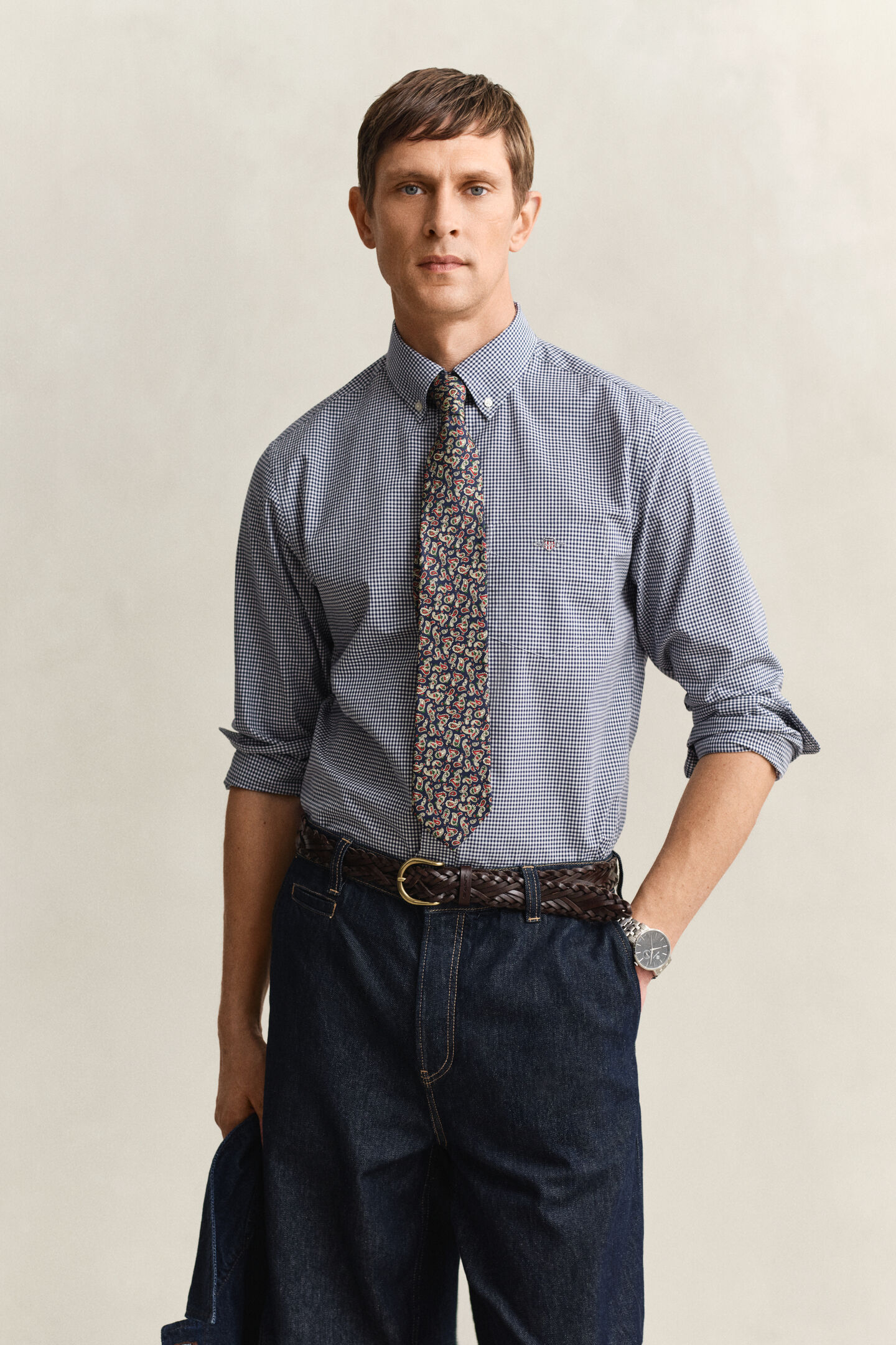 Gingham Classic Popeline Hemd