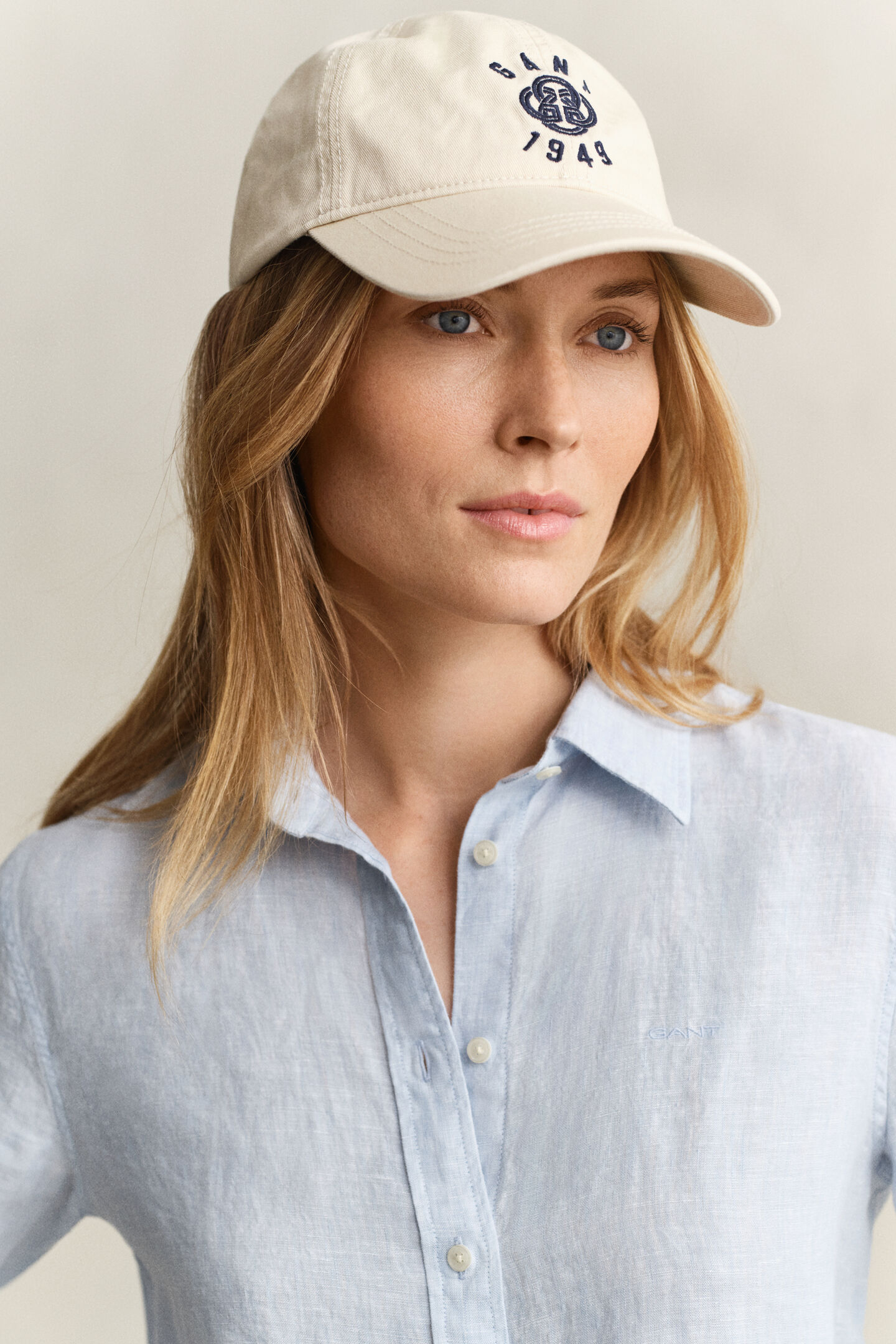 Regular Fit Leinen Bluse