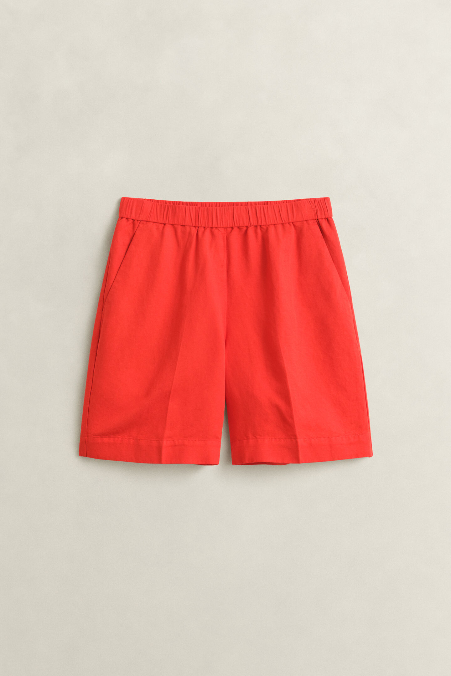 Shorts aus Leinenmix