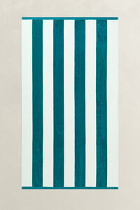 Strandtuch mit markanten Streifen