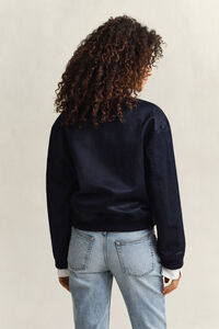 Varsity Jacke aus Satin