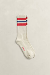 Gestreifte Sportsocken