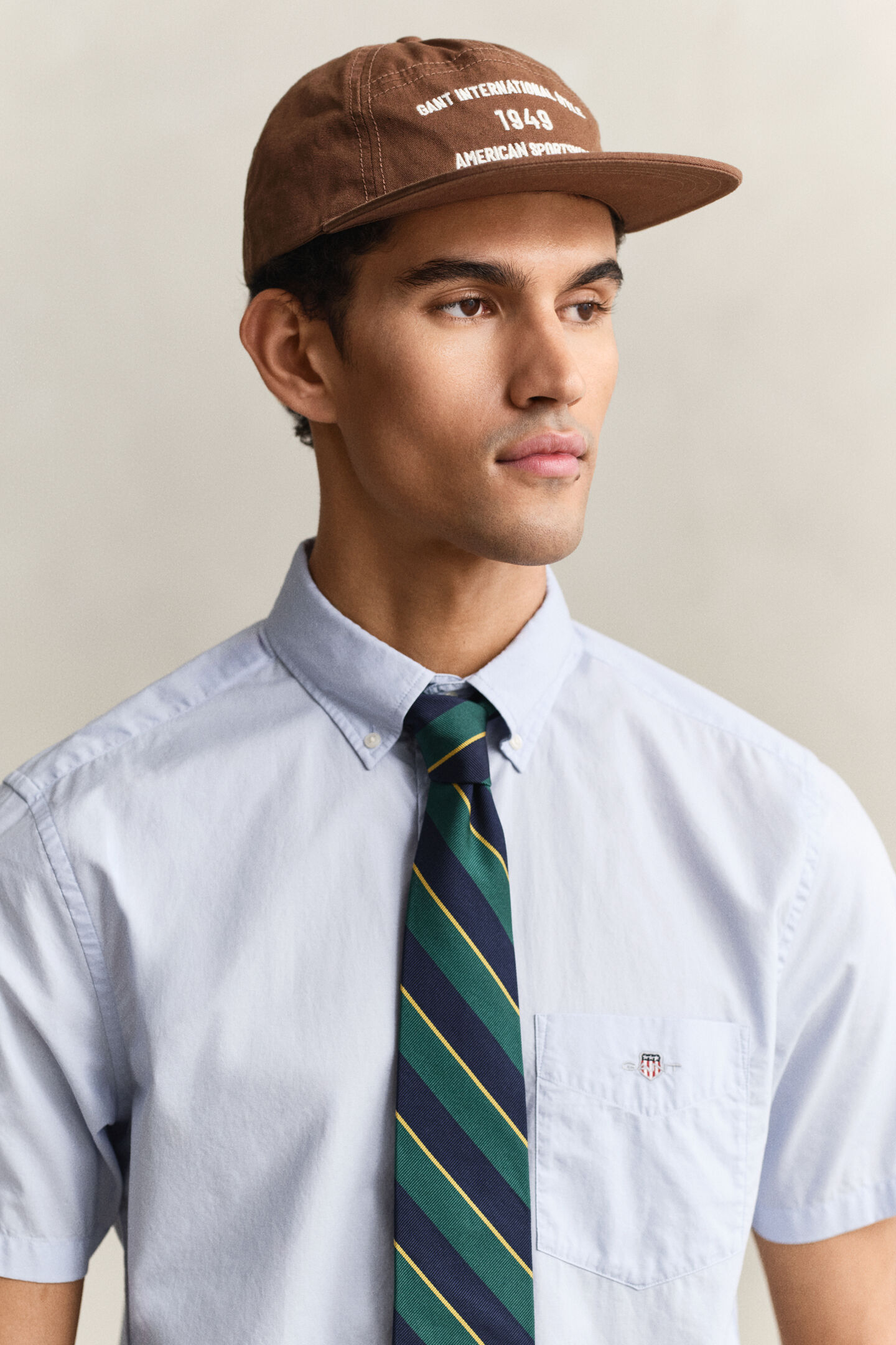 Classic Kurzarmhemd aus Popeline