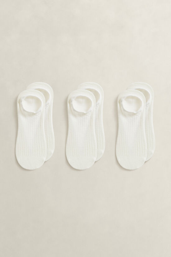 3er-Pack Kurze Gerippte Socken