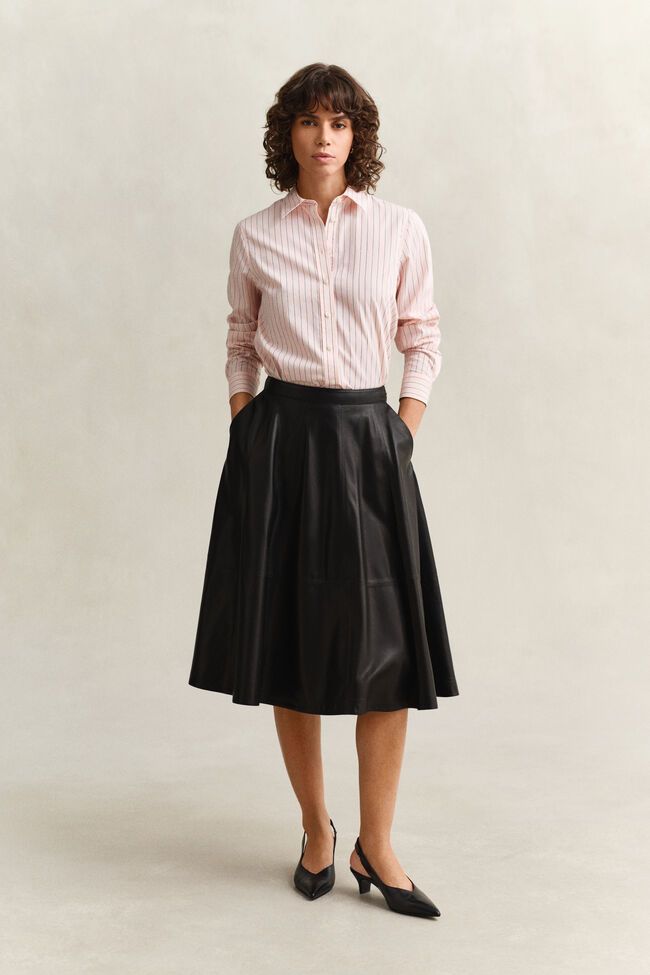 Regular Fit Classic Popeline Hemd mit Streifen