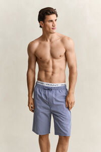 Gingham Pyjamashorts aus Popeline