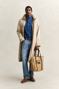 Indigo Seersucker Hemd