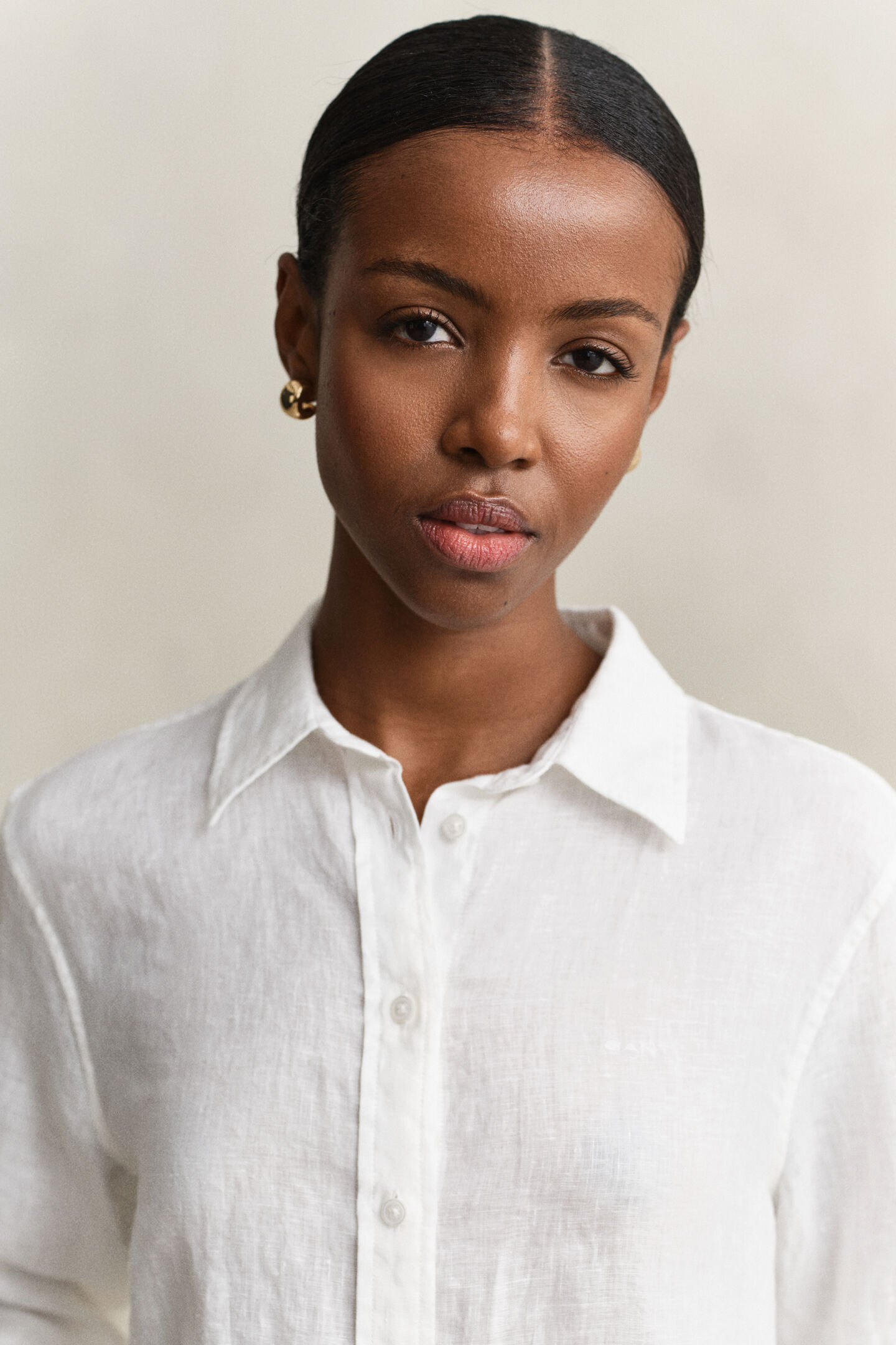 Regular Fit Leinen Bluse