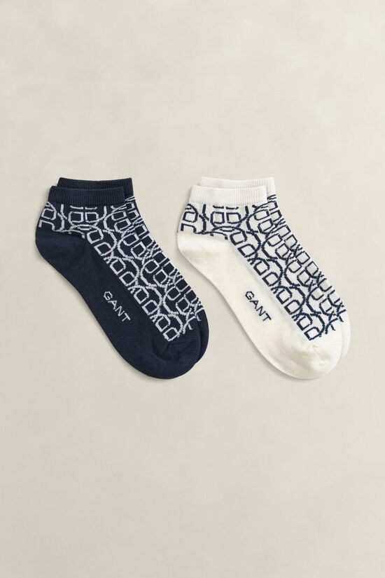2er-Pack Monogram Socken