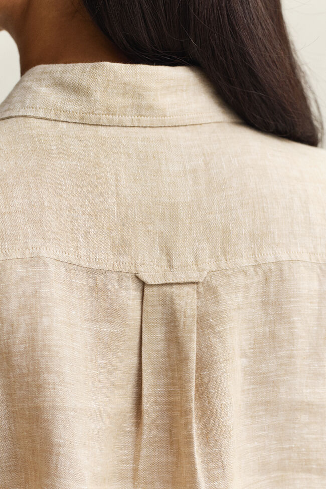 Regular Fit Leinen Bluse