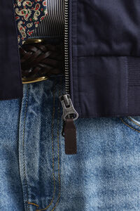 Harrington-Jacke aus Baumwollgemisch