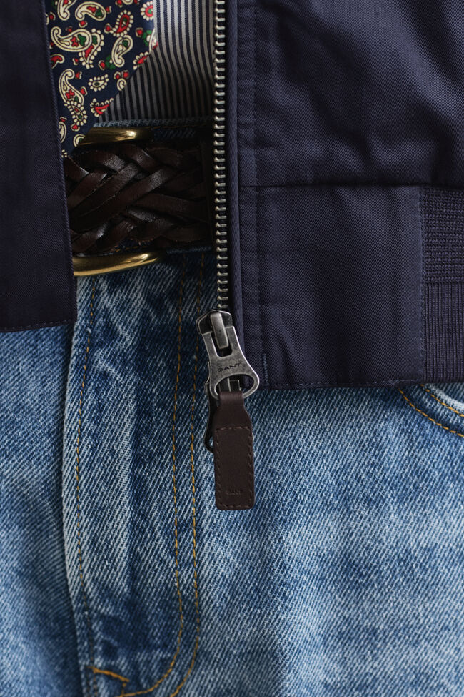 Harrington-Jacke aus Baumwollgemisch