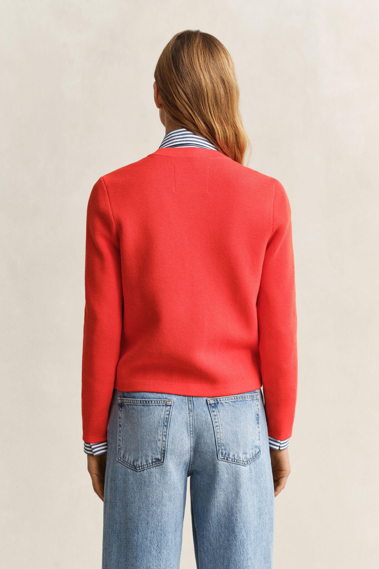 Gestrickte Jacke aus Baumwolle