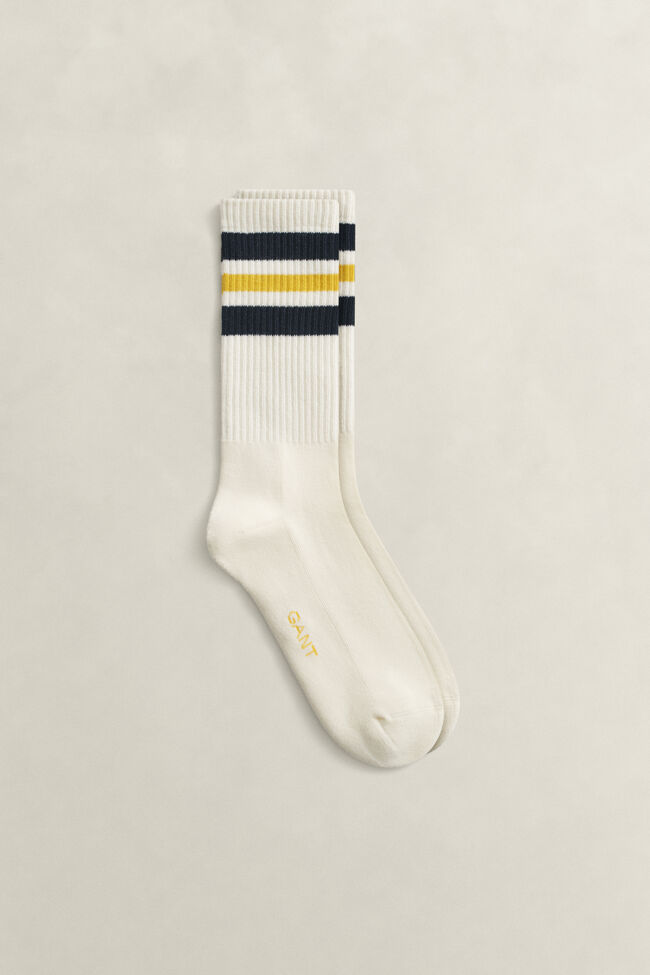 Gestreifte Sportsocken
