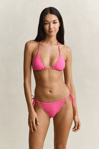 Bikinihose mit seitlichen Bindeb&auml;ndern